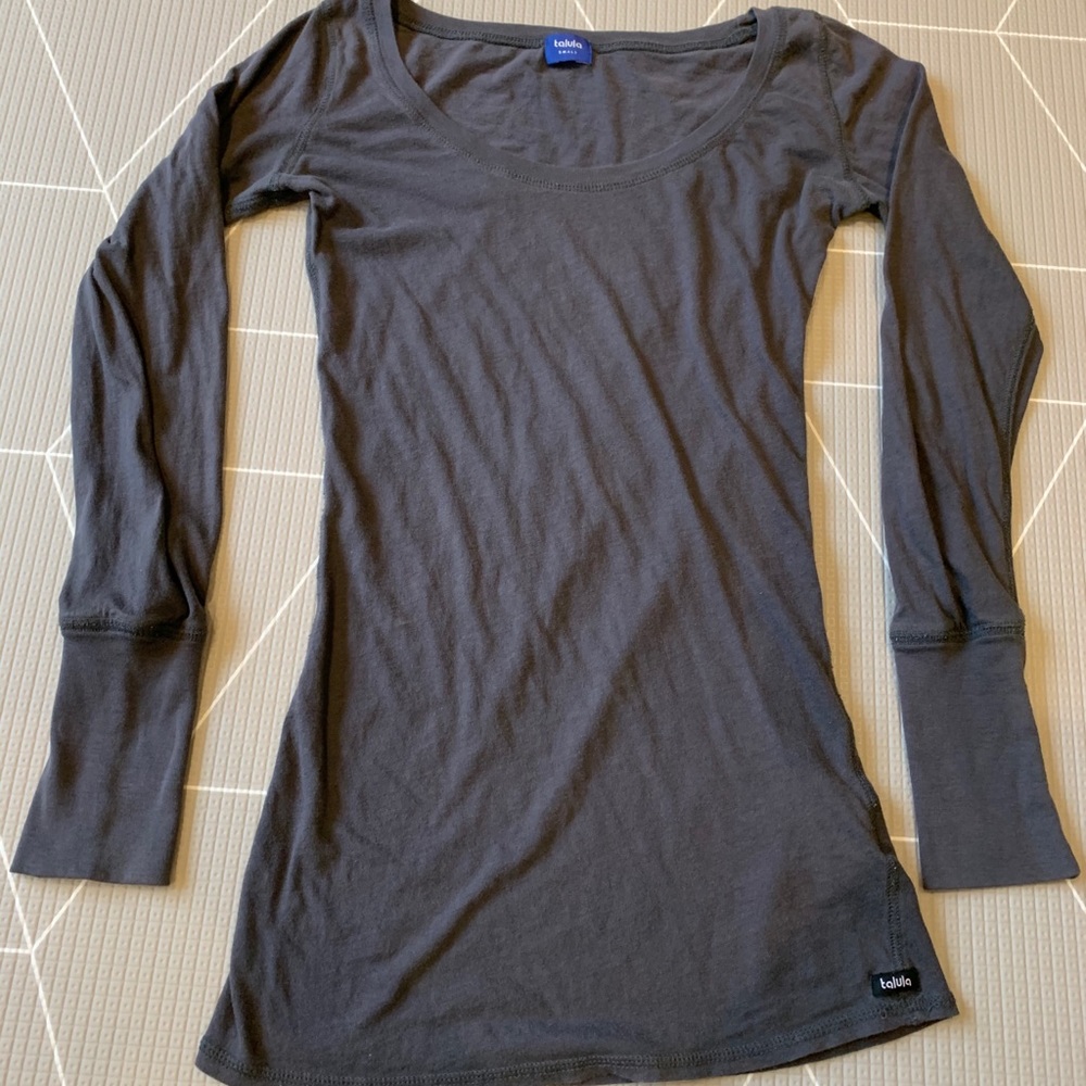 Long-sleeved wide-neck Talula shirt